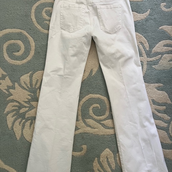 CAbi White Flare Wide Leg Jeans - Picture 6 of 7